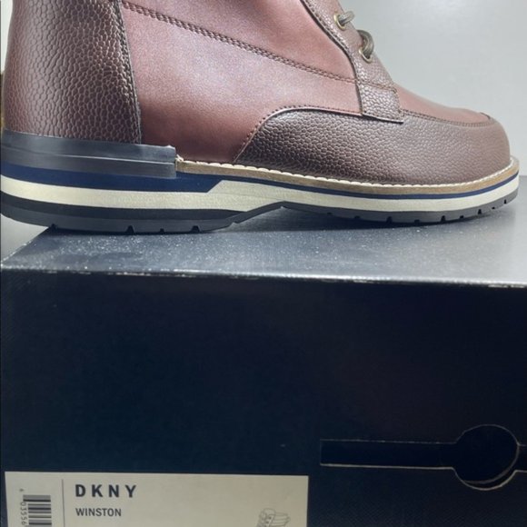 BNIB Mens Authentic DKNY Combat laced up Boot Assorted sizes - Picture 2 of 10